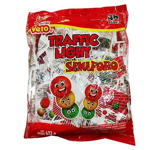 Vero Traffic Light lollipop 48x14g