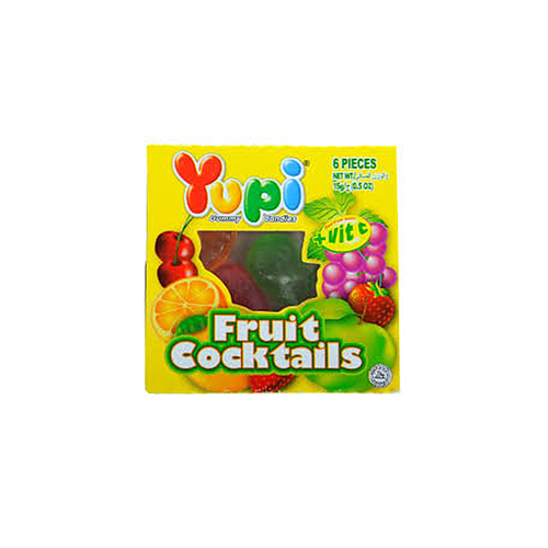 Yupi Fruit Cocktails Jelly 14g