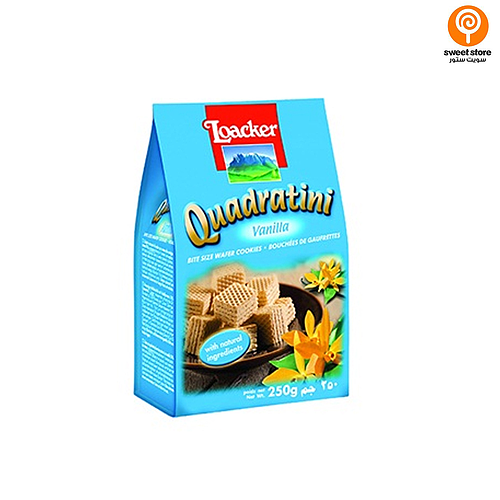 Loacker Quadratini Vanilla Wafer 250g