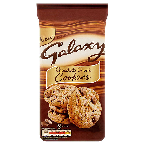 Galaxy Chocolate Chunk Cookies 180g