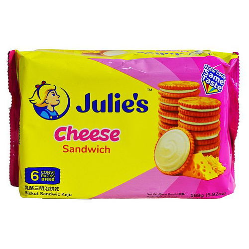 Julie's Cheese Sandwish Biscuit 168g