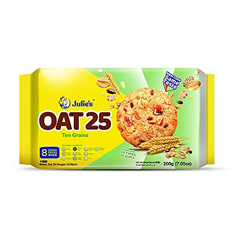 Julie's OAT25 Ten Grains Wheat Cookies 200g