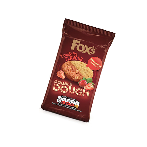 Fox's Strawberry & Cream Double Dough Cookies 180g
