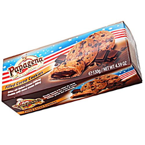 Papagena Filled Choco cookies 130g
