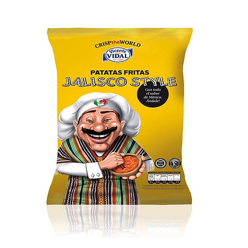 Vicent Vidal Patatas Fritas Jalisco Style potato 35g