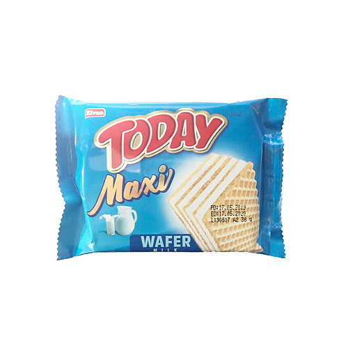 Elvan Today Maxi Milk Wafer 38g