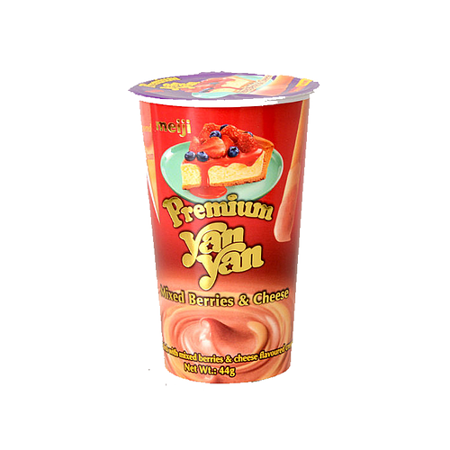 Meiji Yan Yan Mixed Berries & Cheese Biscuit (x8) 44g
