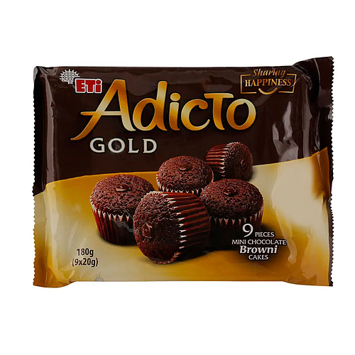 Eti Adicto Gold Browni Chocolate Cake 180g