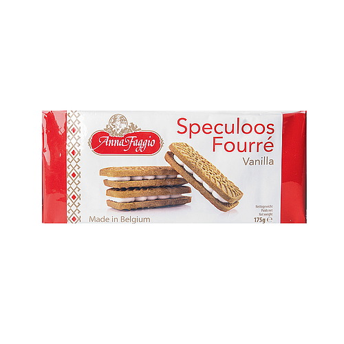 AnnaFaggio Speculoos Fourre Vanilla Biscuit 175g
