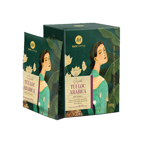 Hancoffee Tui Loc Drip Arabica Coffee 10x10g