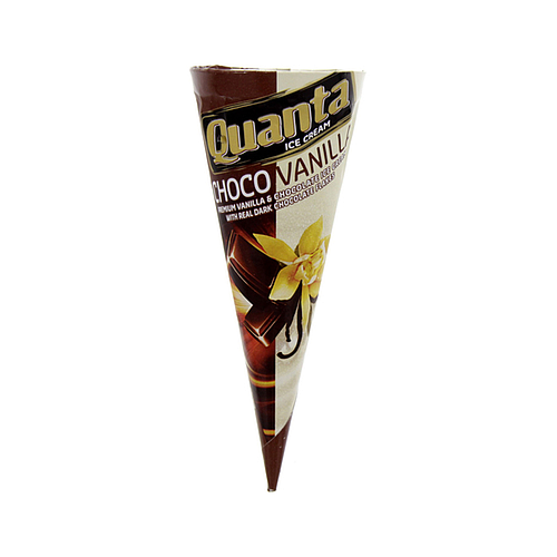Quanta Choco Vanilla Ice Cream Cone 120ml