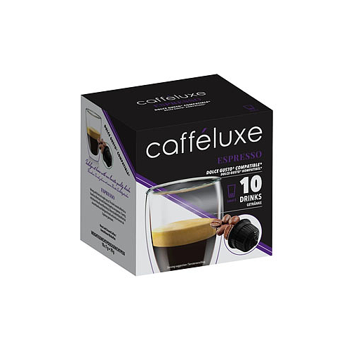Caffeluxe Espresso Coffee Dolce Gusto 10x6.5g