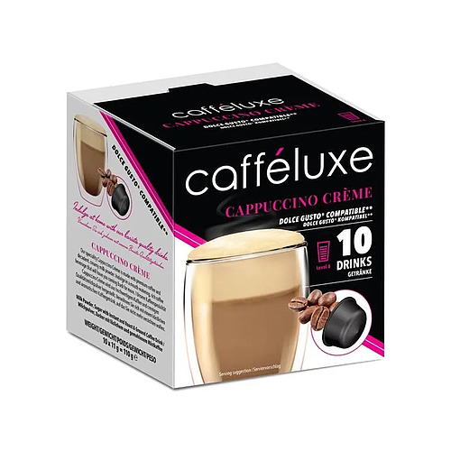Caffeluxe Cappuccino Creme Coffee Dolce Gusto 10x11g