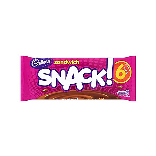 Cadbury Sandwich Snack Chocolate 6pack 132g