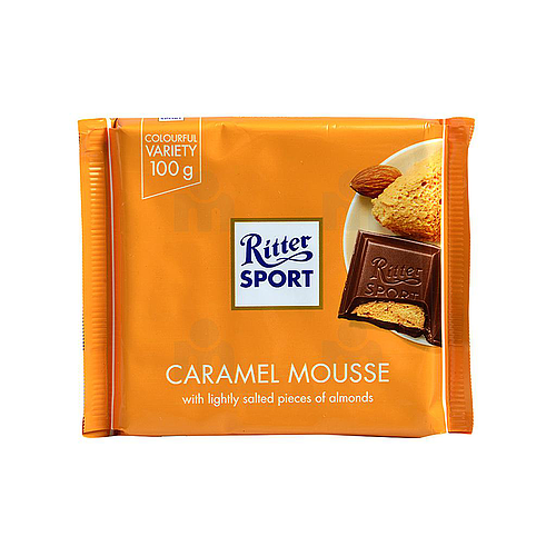 Ritter Sport Caramel Mousse Chocolate 100gm
