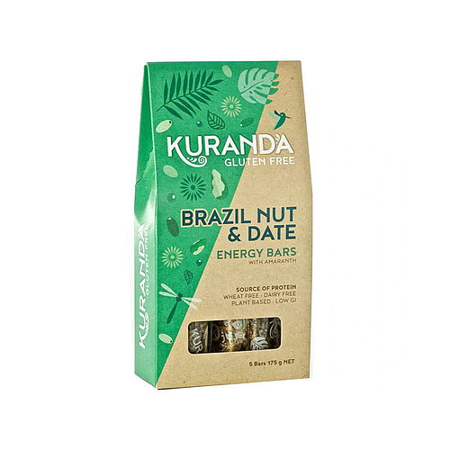 Kuranda Brazil Nut & Date Energy Bars 5x35gm