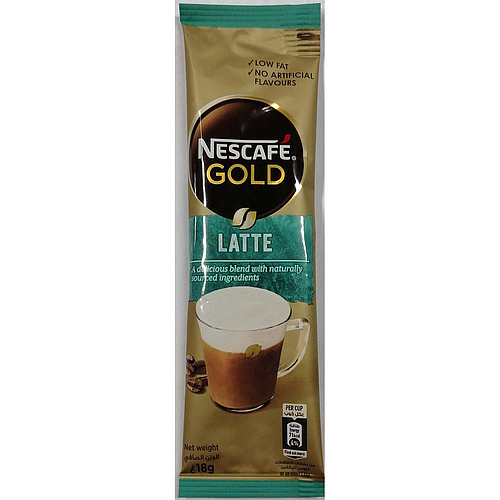 Nescafe Gold Latte Coffee Sachet 18g
