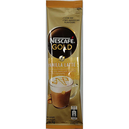 Nescafe Gold Vanilla Latte Sachet 18.5g