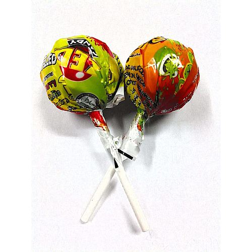 Tornado Pops Jawbreaker Liquid Filled Sour Mix Flavor Bubble Gum Lollipop 33.25gm