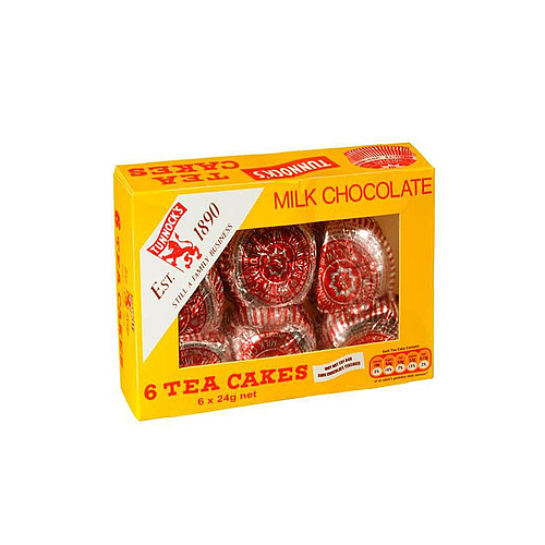 Tunnock's Milk Chocolate Tea Cakes 6x24g