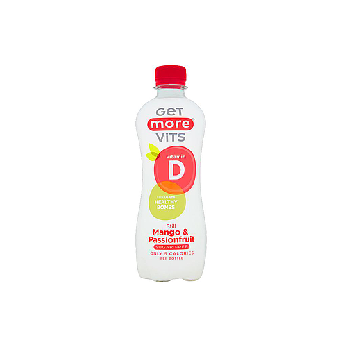 Get More Vits Vitamin D Mango And Passionfruit Sugar Free Drink 500 ml
