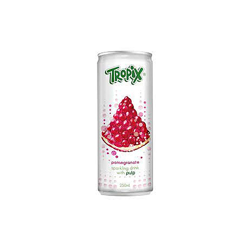 Tropix Pomegranate Sparkling Drink With Pulp 250ml