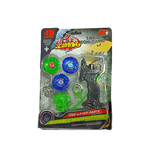 4D System Slamming Beyblade Toy Set