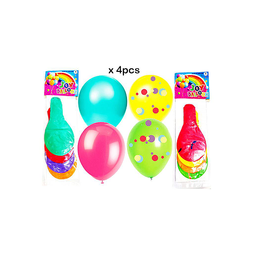 Balloon Round Shape Toy x 4