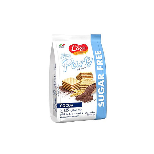 Lago Mini Party Wafers With cacao Cream Sugar Free125g