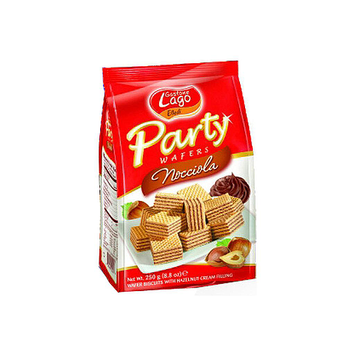 Lago Mini Party Wafers With Hazelnut Cream 250g