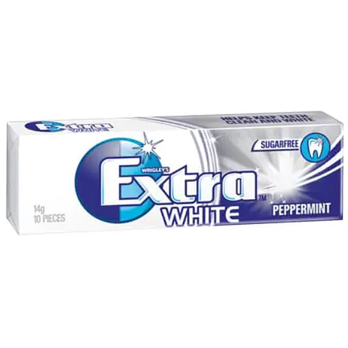 Extra White Sweet Mint Sugar Free Chewing Gum 14g