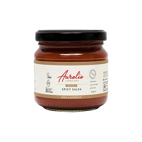 Aurelio Organic Spicy Salsa 300g