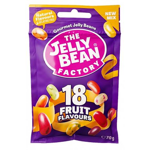 The Jelly Bean Factory 18 Fruit Flavour 70 Gm