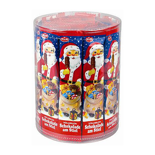 Weihnachtsmann am Stiel Chocolate 45x15g