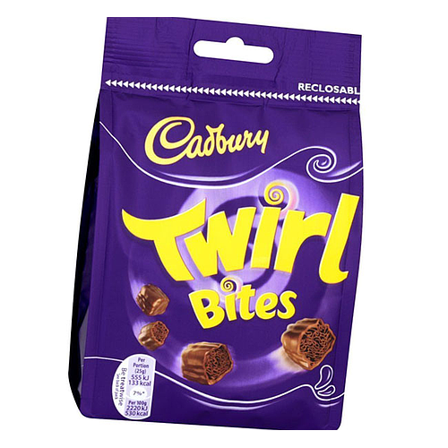 Cadbury Twirl Chocolate Twin Bars 109g