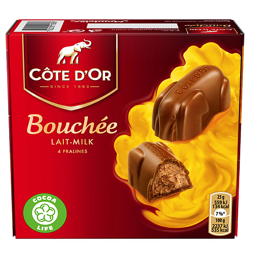 Cote Dor Bouchee Chocolate 4x25g