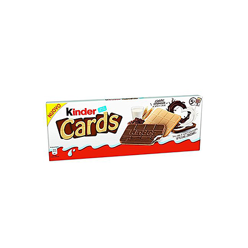 Kinder Cards Biscuit With Chocolate (x5) 128g
