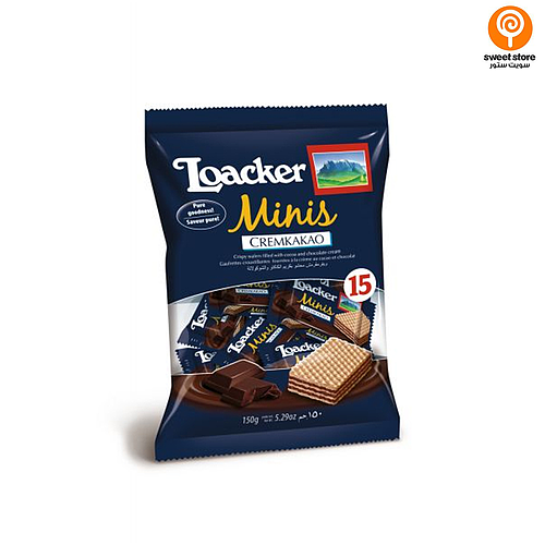 Loacker Mini Cremkakao Wafer 15x10g