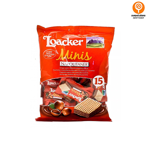 Loacker Mini Napolitaner Wafer 15x10g