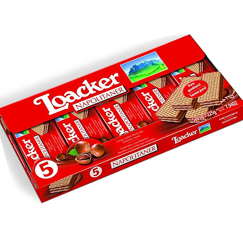 Loacker Napolitaner Wafer 5x45g