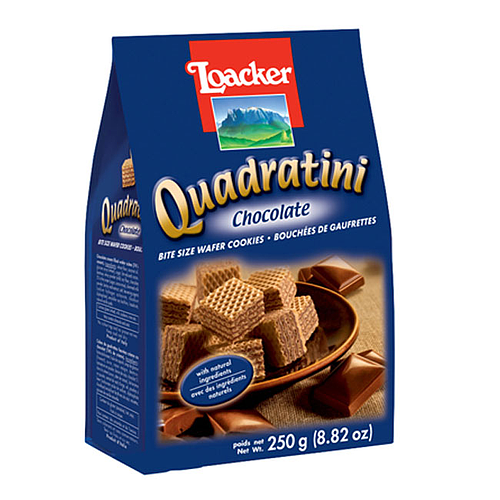 Loacker Quadratini Chocolate Wafer 125g