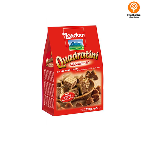 Loacker Quadratini Napolitaner Wafer 250g
