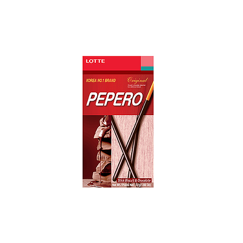 Lotte Pepero Original Biscuit With Chocolate 47g