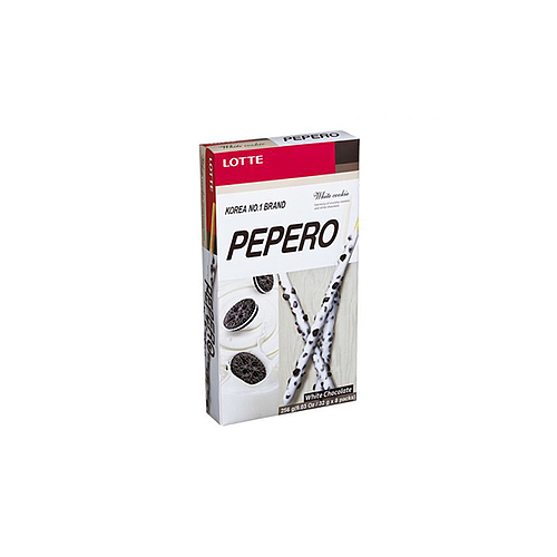 Lotte Pepero White Cookie Biscuit With Chocolate 32g