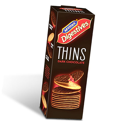 McVities Digestive Thins Dark Chocolate Biscuit 180g		