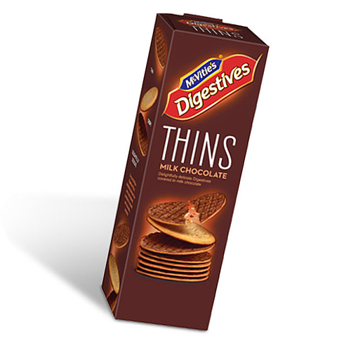 Digestive Thins Milk Chocolate Biscuit 180g