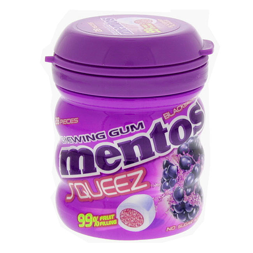 Mentos Squeez Blackberry Gum 90g
