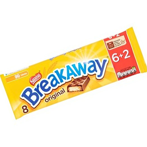 Nestle Chocolate Breakaway 8x19.1g