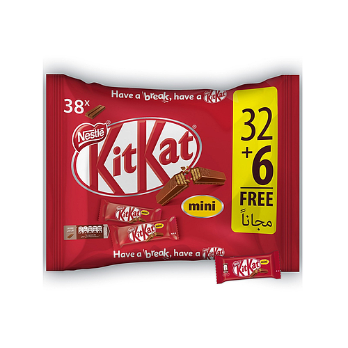 Nestle Kitkat Mini Chocolate (32+6) 500g