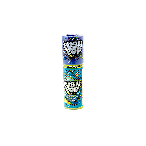Bazooka Push Pop Strawberry & Blackcurrant Candy 15g
